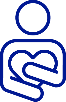 icone bleue pour vous faire confiance
